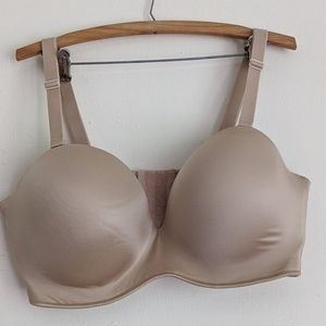 Cacique Nude Adjustable Strapless Bra 40F 🤎